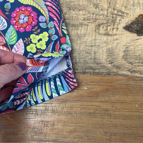 The Pioneer Woman Millennium Capri Pants XL Multicolor Pull On Stretch Floral - Picture 7 of 11